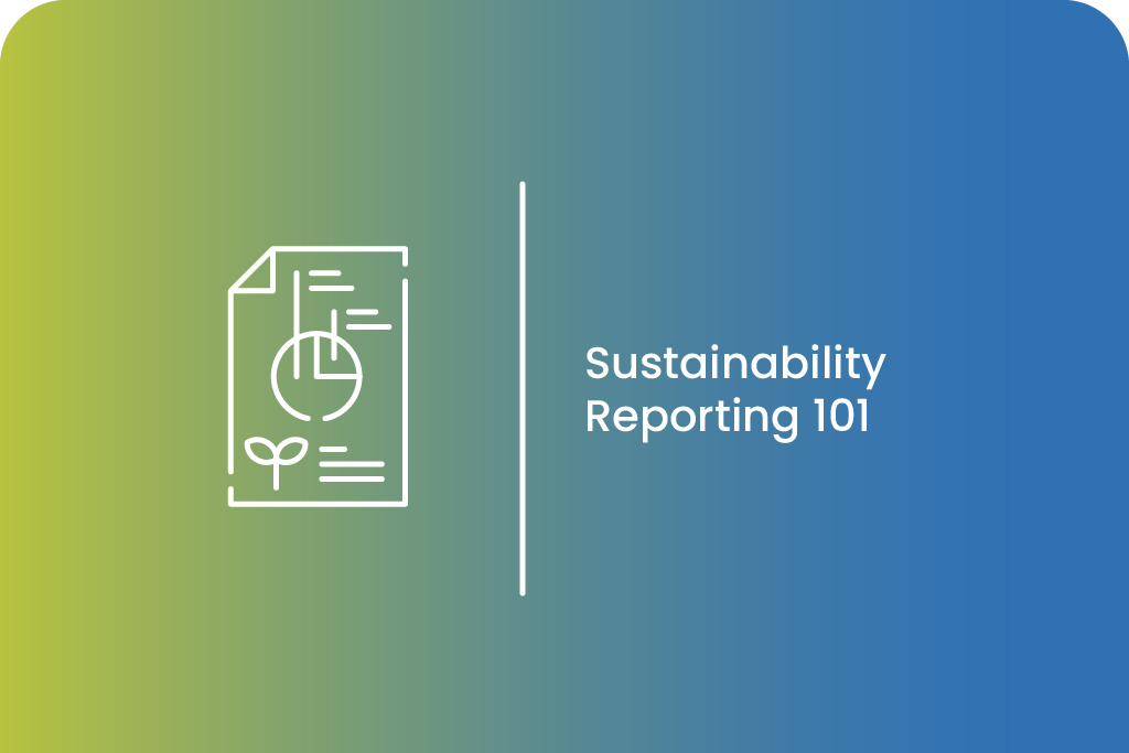 Illustration for Sustainability Reporting Fundamentals overview